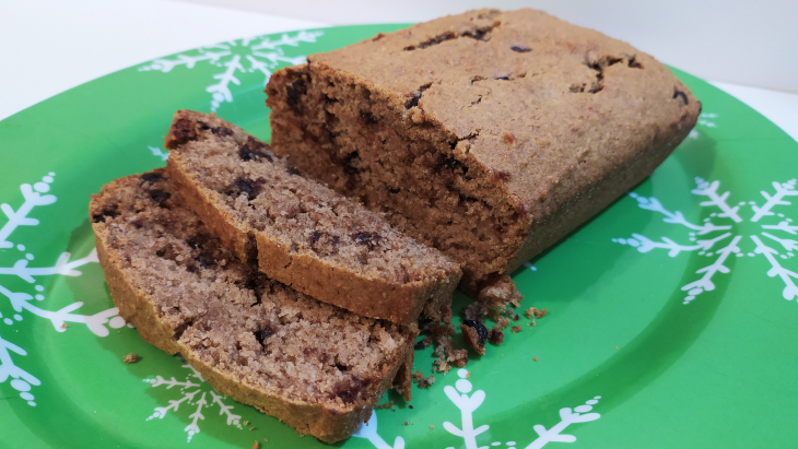 Budín de Banana Sin Huevo Ni Lacteos